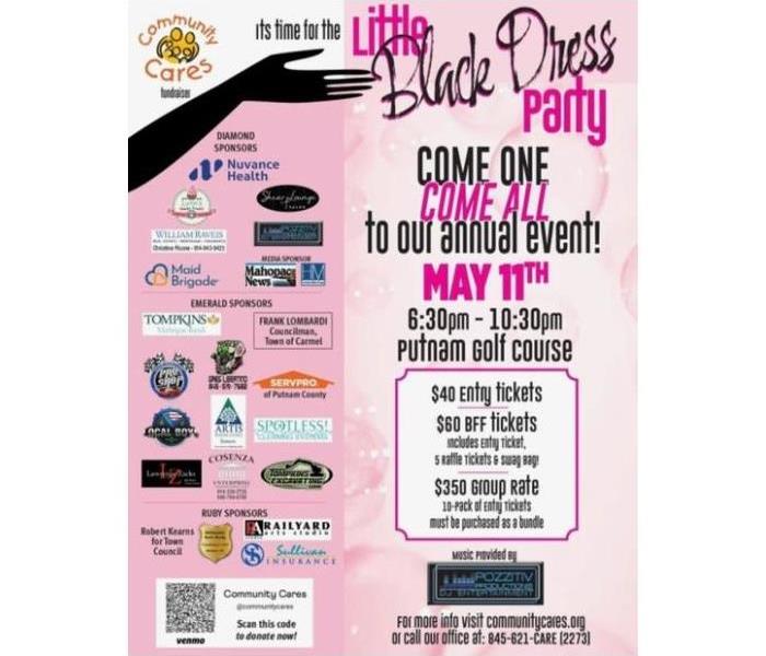 Little Black Dress Event flyer